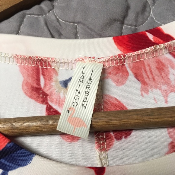 Flamingo Urban Floral Print Blouse - Picture 4 of 5